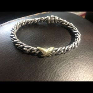 Yurman X cable bracelet